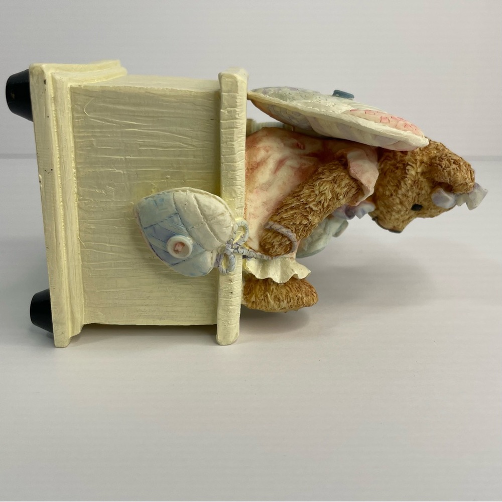 The San Francisco Music Box When You Wish Upon A Star Angel Bear Vintage 1996 - Picture 11 of 17